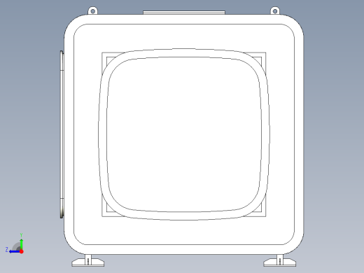 太空舱三维模型右视缩略图