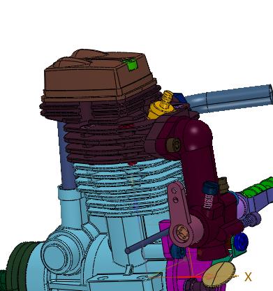 汽油单缸发动机