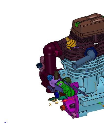 汽油单缸发动机