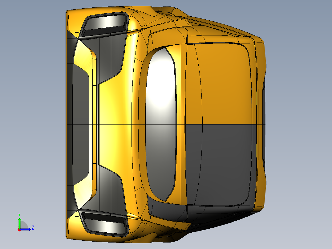 伦茨电动车RS左视图