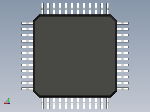 元器件3D封装LQFP48_FPT-48P-M0578后视缩略图