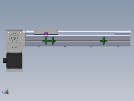 电动滑台模组STM100左下折模型右视缩略图