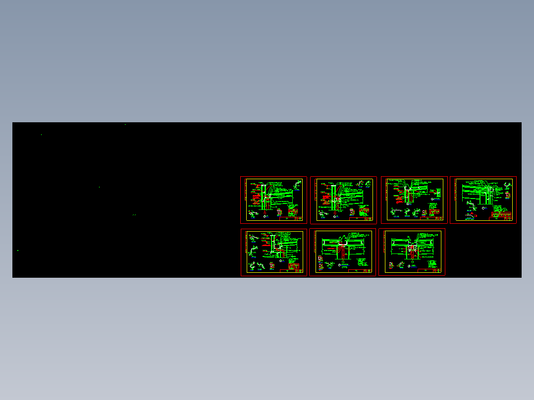 轻钢结构厂房天沟节点构造详图(通用)