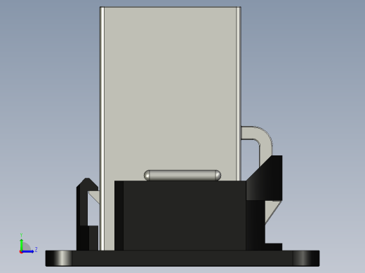 Rj45 安装插座左视缩略图
