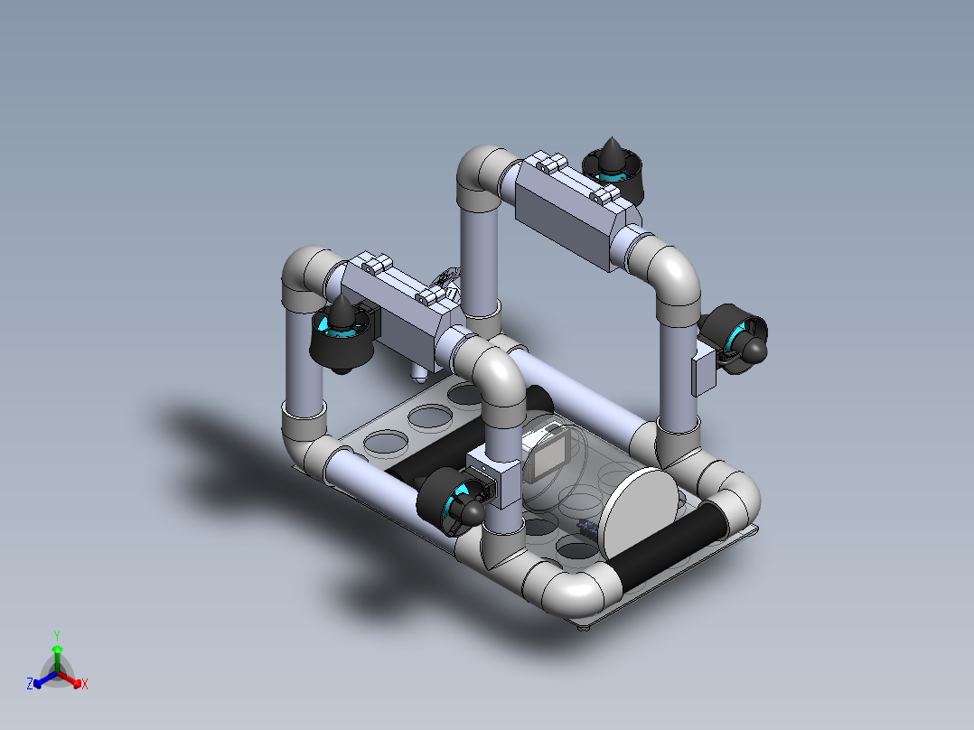 水下+ROV正等轴测图