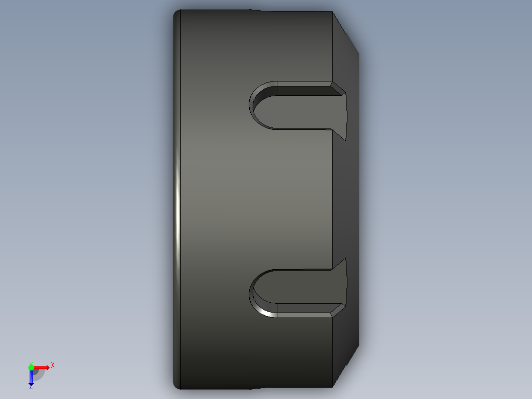 弹簧夹头 ER32俯视图