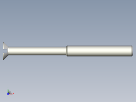 沉头螺钉-Slotted_BOLT-M6-L72_37-10-2x2-45前视缩略图