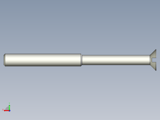 沉头螺钉-Slotted_BOLT-M6-L72_37-10-2x2-45后视缩略图