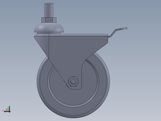75毫米脚轮后视缩略图