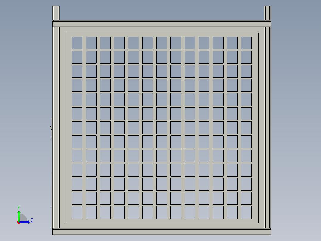 托盘 设计模型 (26)左视图