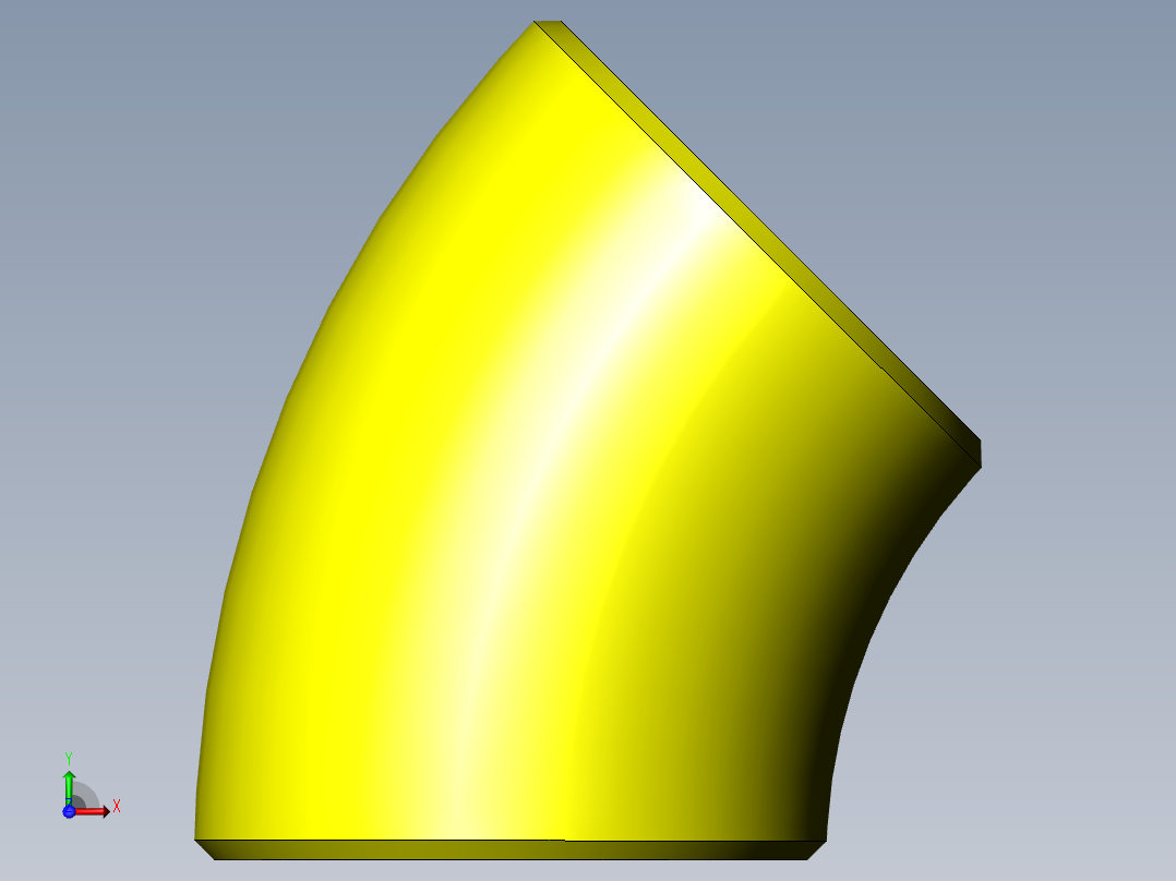 45deg lr metric elbow前视图