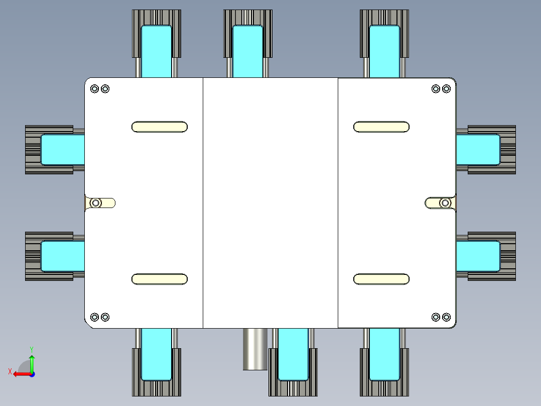 AAPB0-TRIM-CNC5笔记本CNC工装夹具三维模型-0106后视图