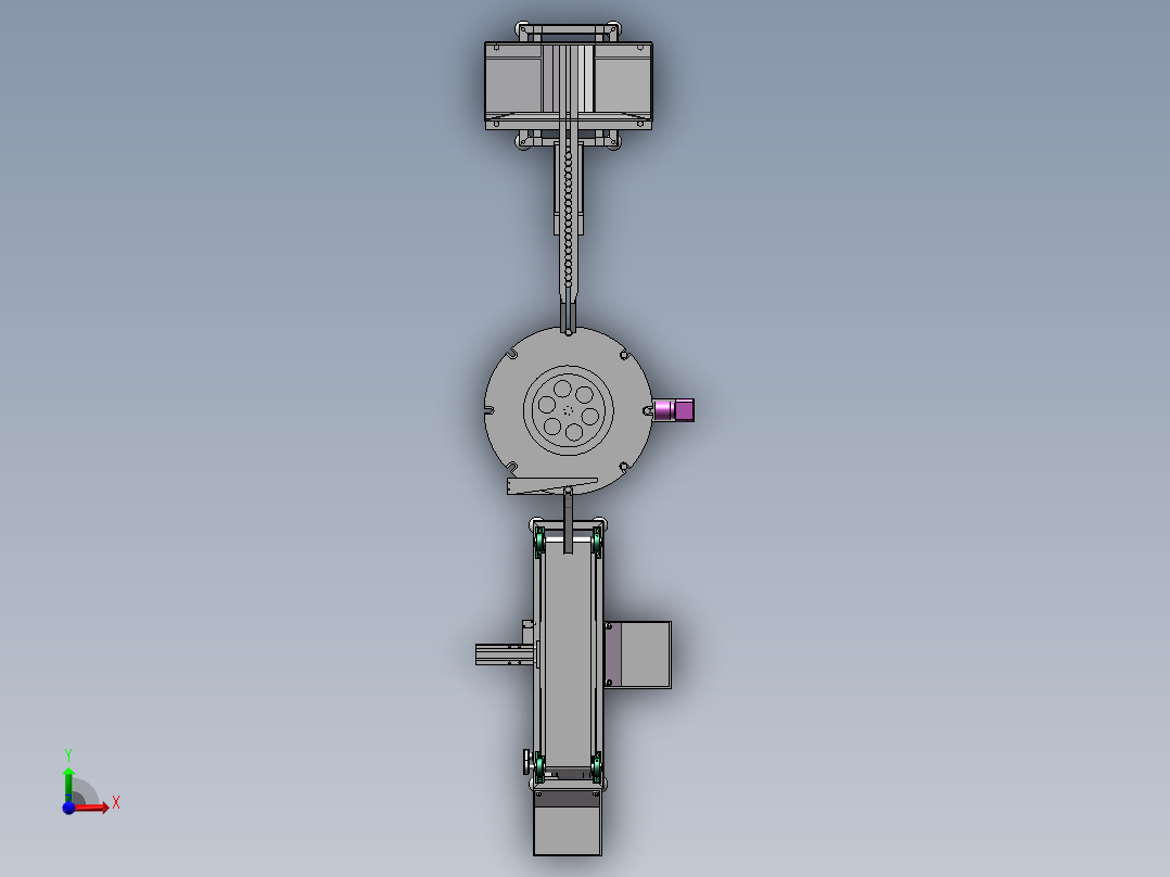螺栓检测线前视图