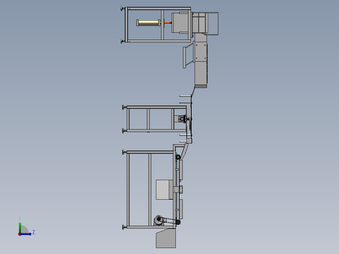 螺栓检测线左视图