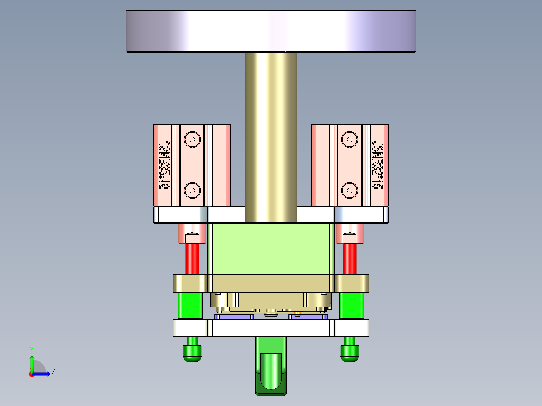 X3-笔记本CNC工装夹具三维模型CNC5-0923左视图