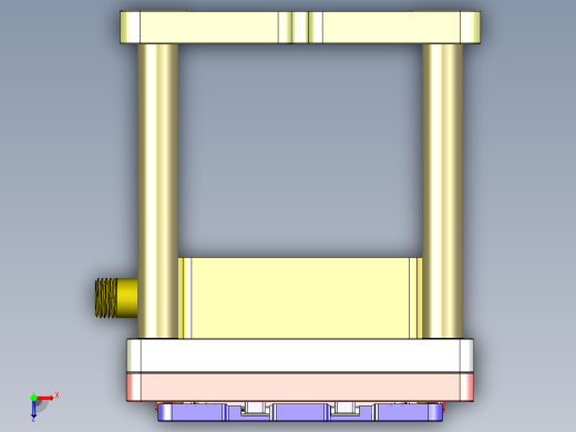 X2-笔记本CNC工装夹具三维模型CNC10-1103俯视缩略图