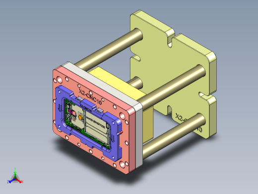 X2-笔记本CNC工装夹具三维模型CNC10-1103正等轴测缩略图