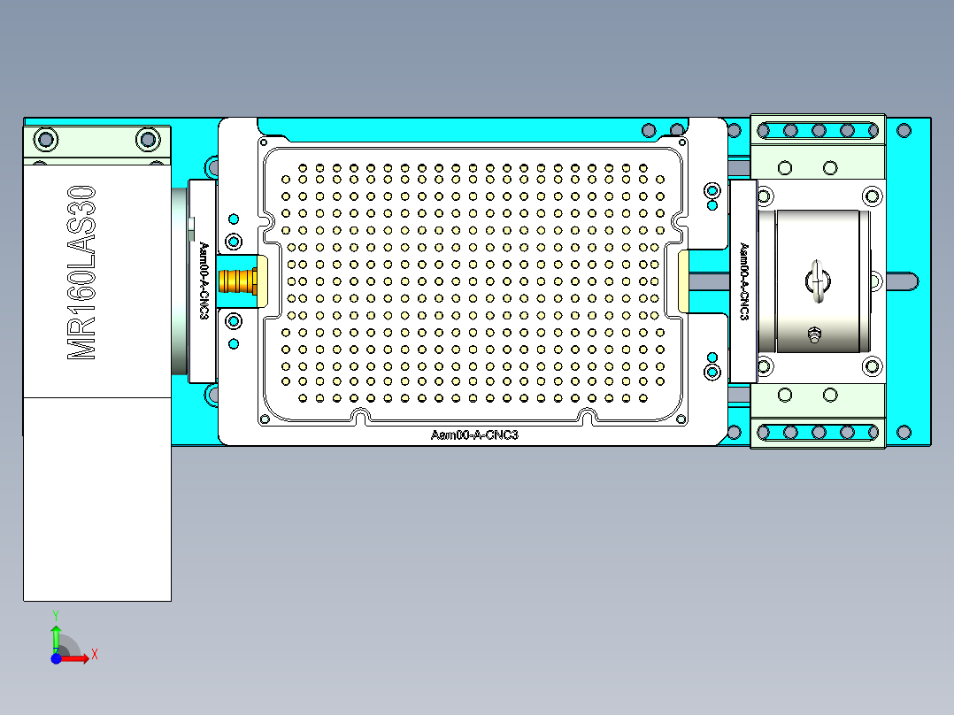 Aam00-A-笔记本CNC工装夹具三维模型CNC3-0430前视图