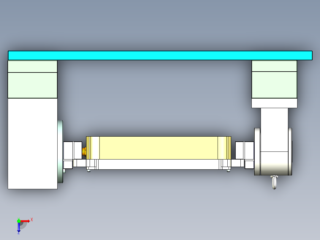 Aam00-A-笔记本CNC工装夹具三维模型CNC3-0430俯视图