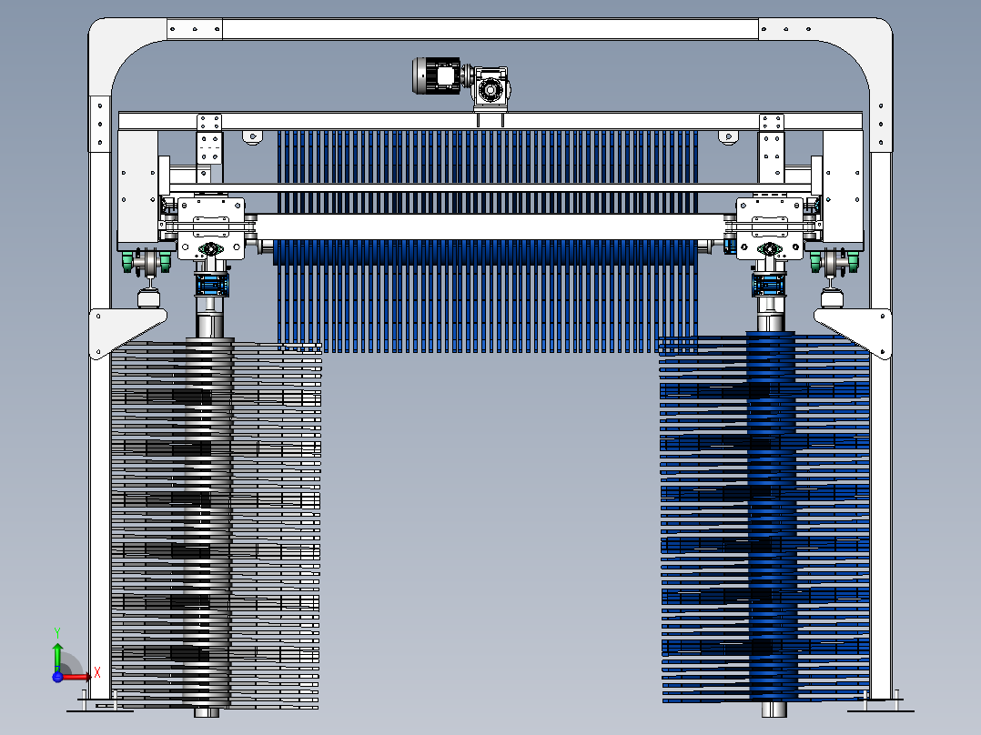 悬挂式龙门洗车机sw20可编辑前视图