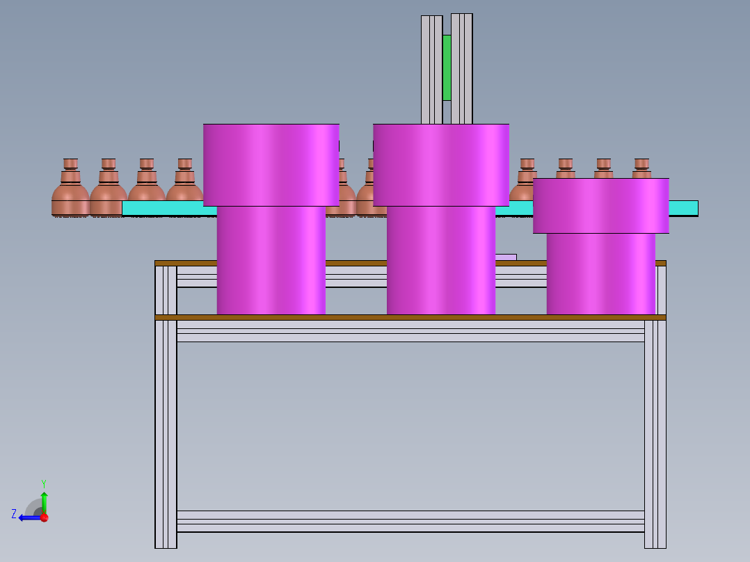 花洒组装机sw21可编辑右视图