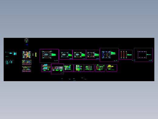 平板电脑后盖长边侧切模具图