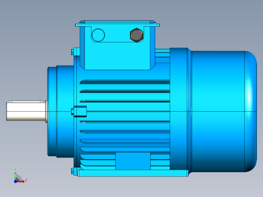BN系列三相异步电机[BN-132M-B3].step前视缩略图