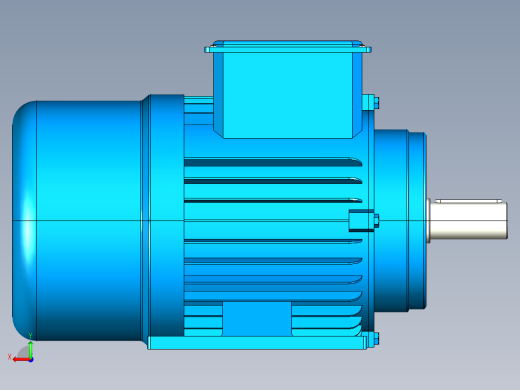 BN系列三相异步电机[BN-132M-B3].step后视缩略图