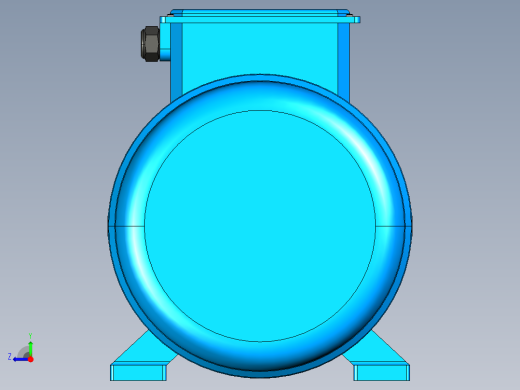 BN系列三相异步电机[BN-132M-B3].step右视缩略图