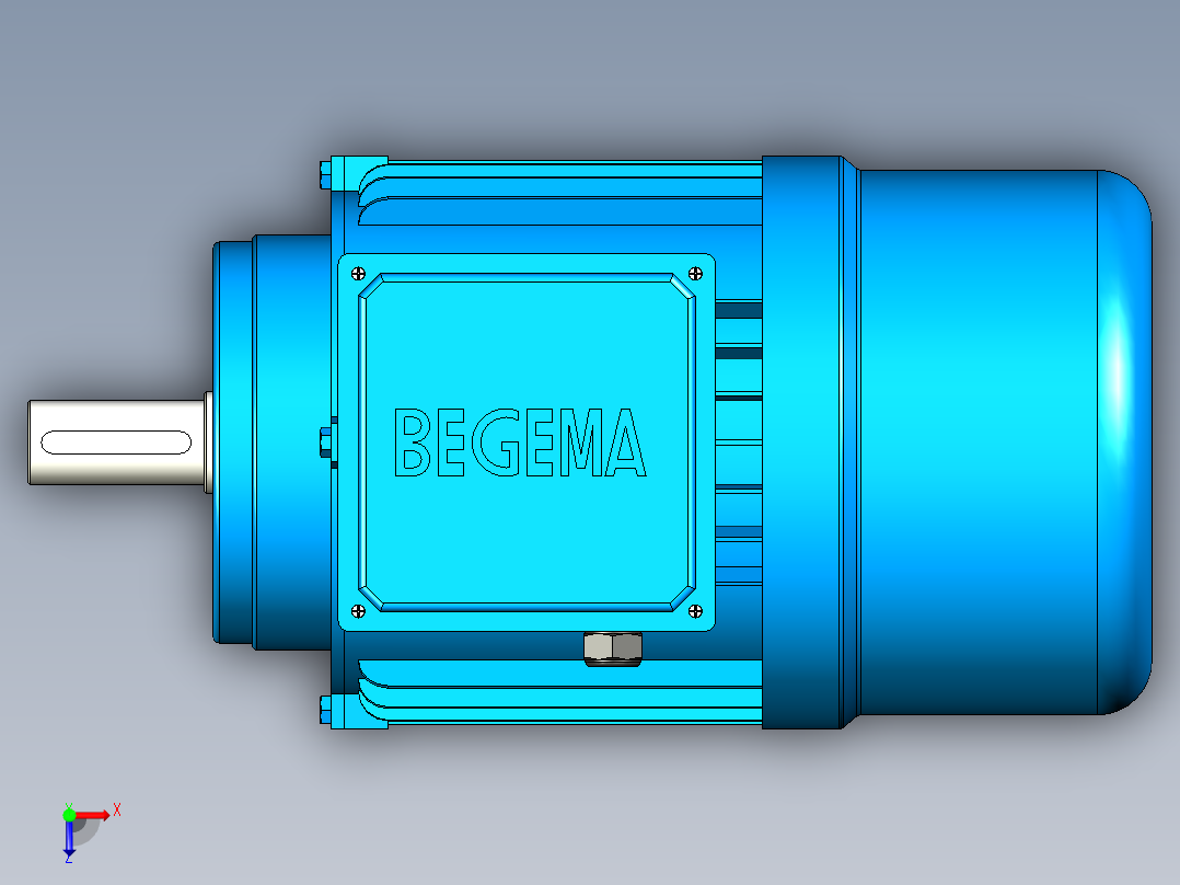 BN系列三相异步电机[BN-132M-B3].step俯视图