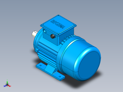 BN系列三相异步电机[BN-132M-B3].step正等轴测缩略图