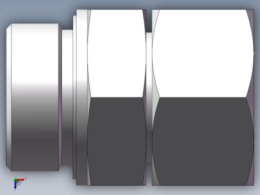 直通公制螺纹组合接头、2MD-42-42WD俯视缩略图