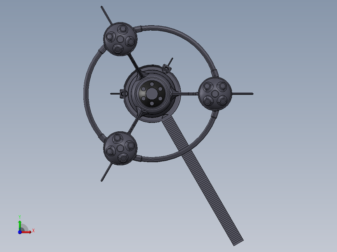 宇宙飞船(90)前视图