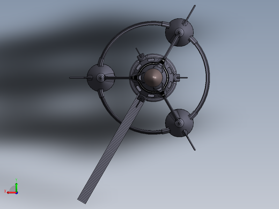 宇宙飞船(90)后视图