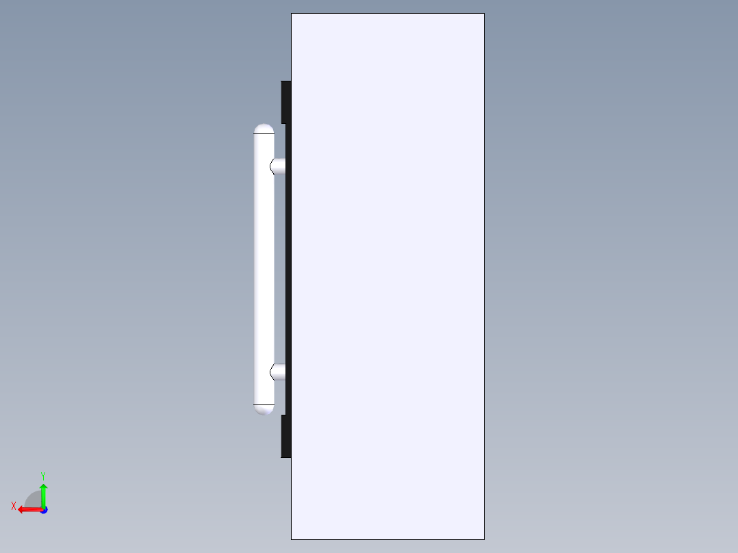 冷饮保鲜柜后视图
