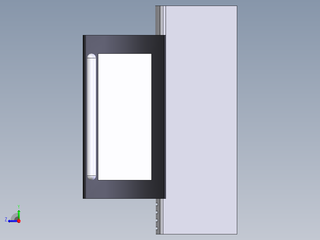 冷饮保鲜柜右视图
