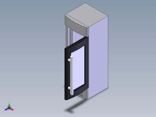 冷饮保鲜柜正等轴测缩略图