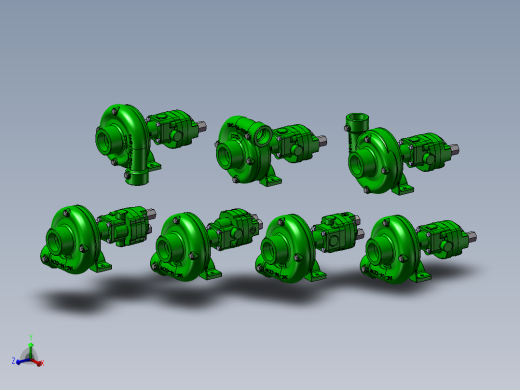7款FMC-200-HYD液压驱动离心泵模型