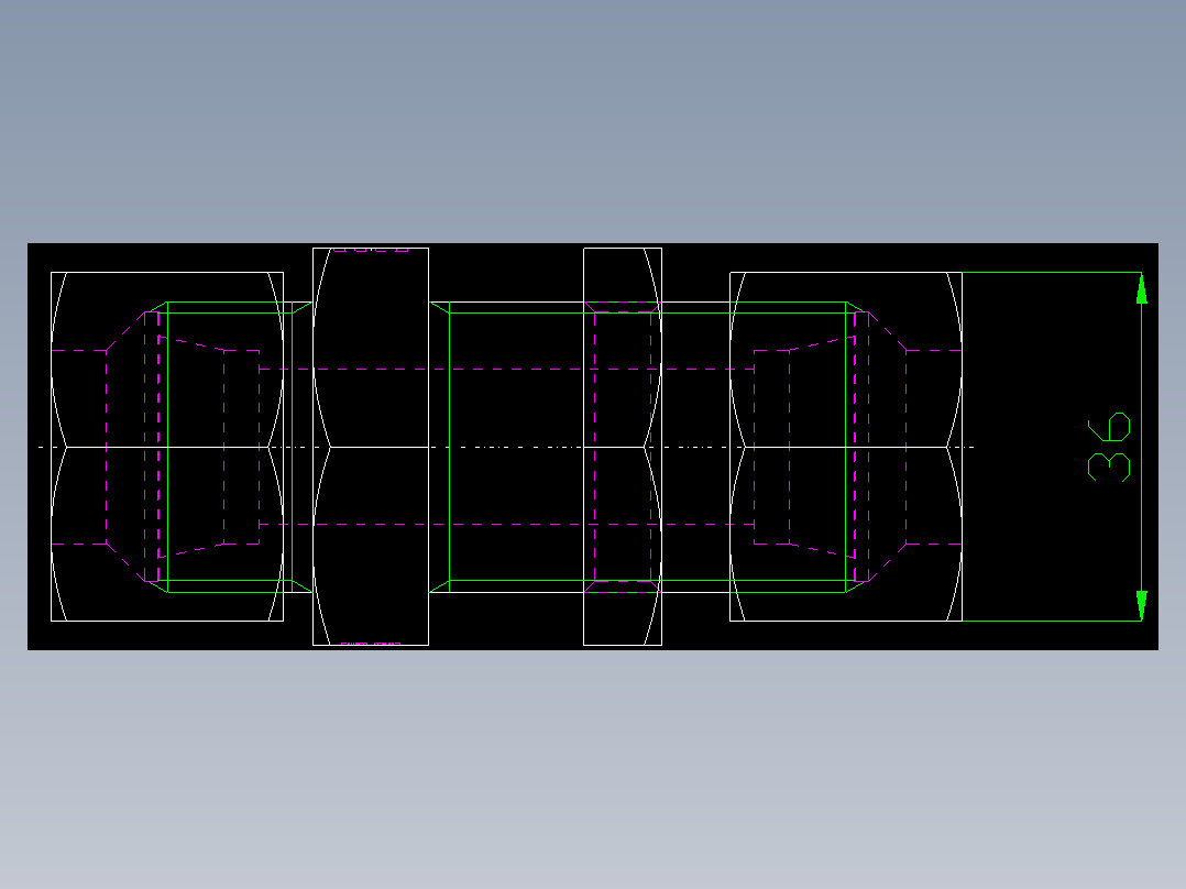 PARKER管接头EO Bulkhead union SV20S71(16)_top