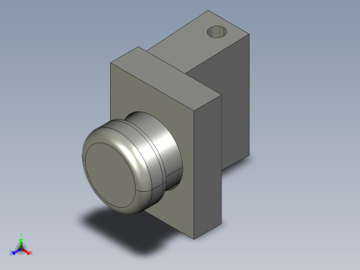 平头带灯红色按钮XB2BW34B1C