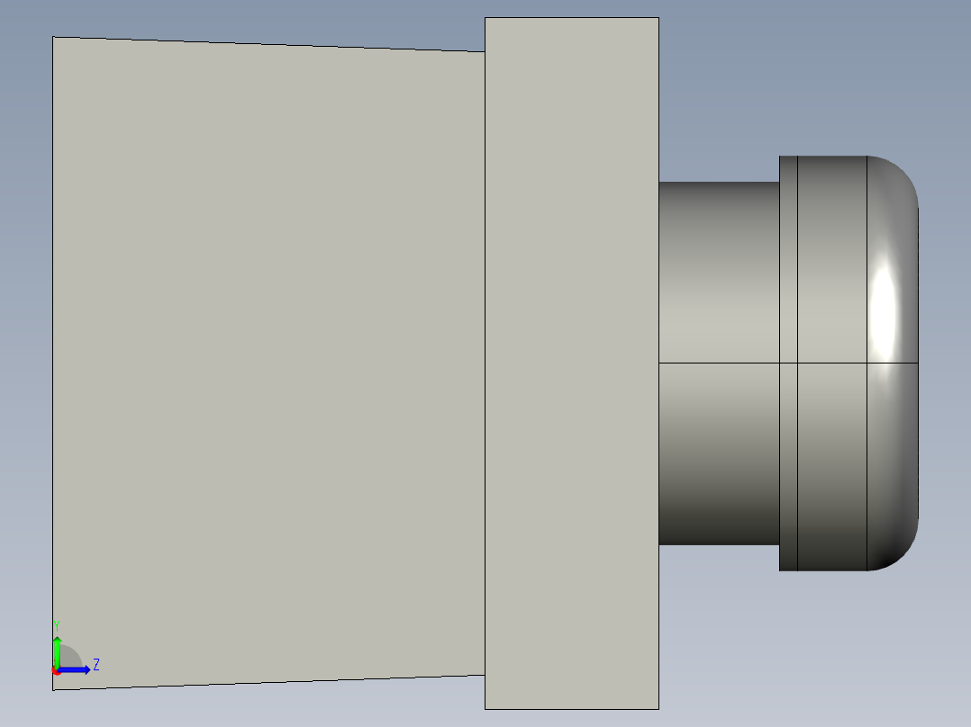 平头带灯红色按钮XB2BW34B1C左视图