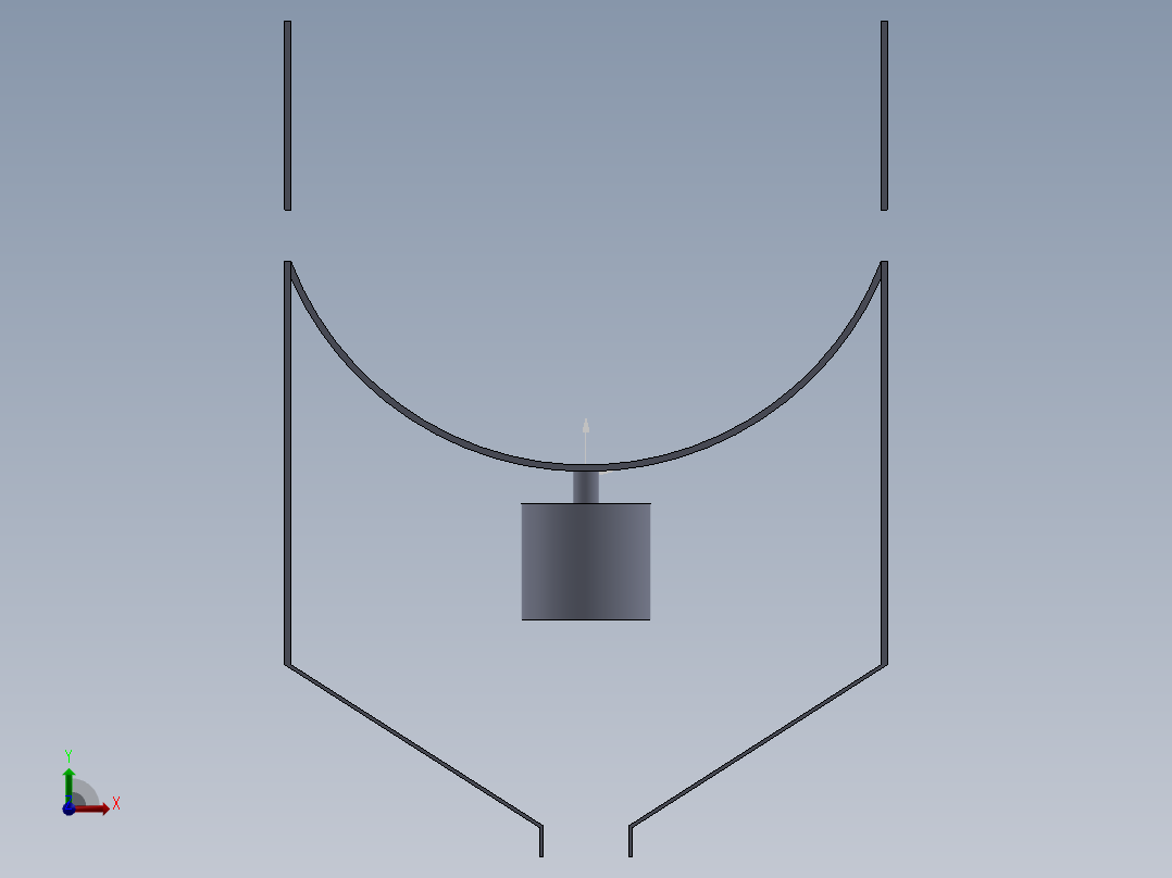 喷雾除尘器前视图