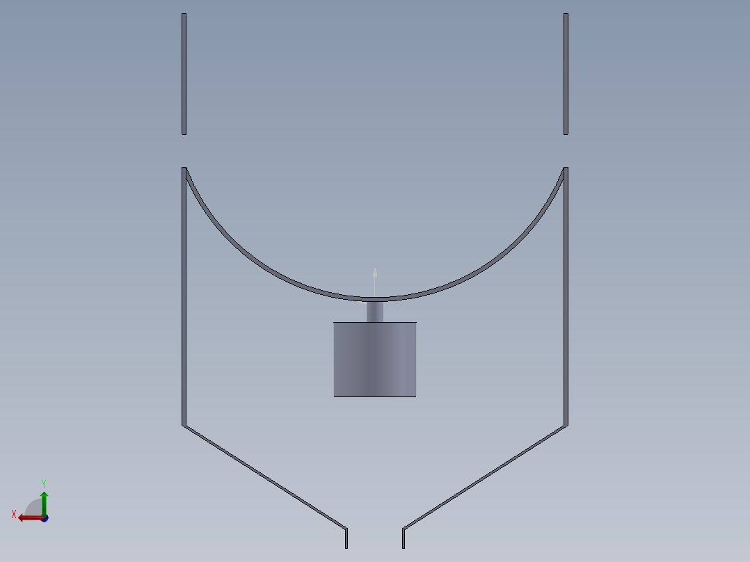 喷雾除尘器后视图