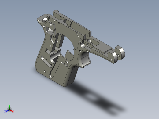 Beretta 21A 框架模型固定 1