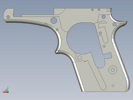 Beretta 21A 框架模型固定 1后视缩略图