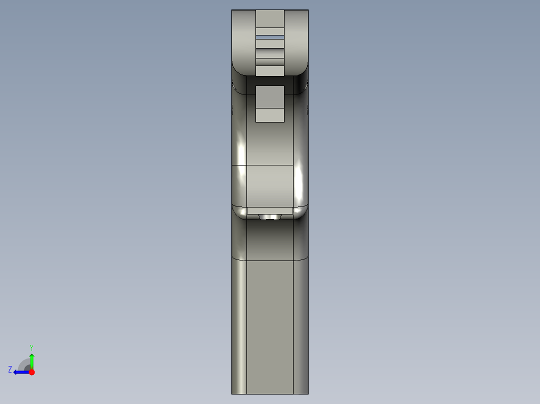 Beretta 21A 框架模型固定 1右视图