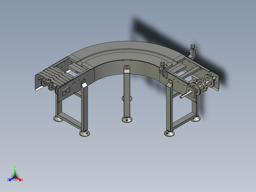 尼龙带衔接机转弯线