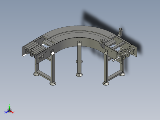 尼龙带衔接机转弯线