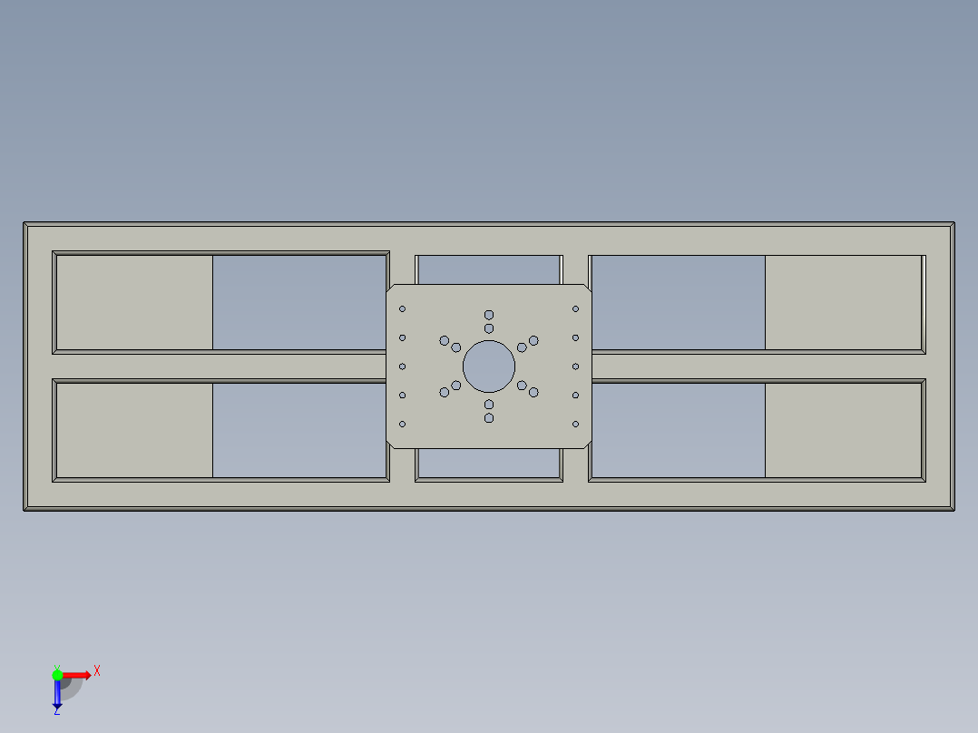 空治具搬运夹爪俯视图