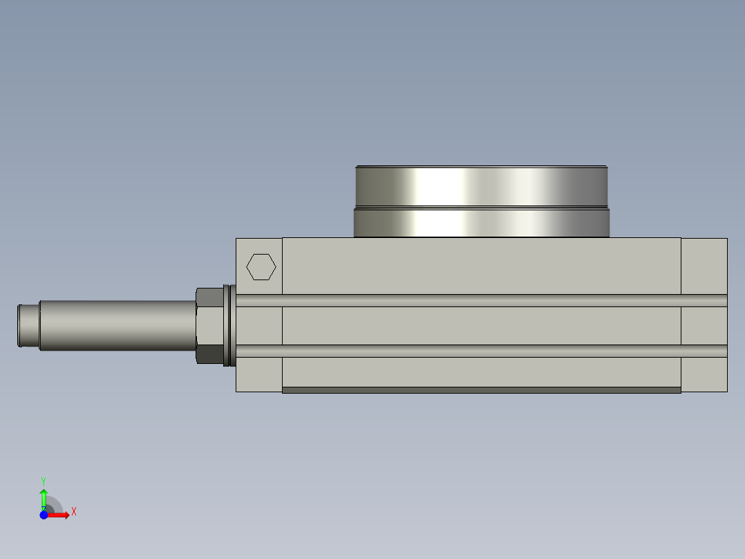 旋转气缸HRQ20AZC前视图